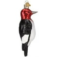 thumbnail image 3 of Old World Christmas Red-Headed Woodpecker Glass Blown Ornament for Christmas Tree, 3 of 6