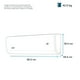 thumbnail image 5 of Aire Acondicionado Mini Split Tradicional Frío-Calor 220 V 2 toneladas (24,000 BTU) Blanco Mabe - MMT24HDBWCAAXM8, 5 of 5
