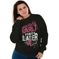thumbnail image 4 of Detect Early Save Later Support Women Crewneck Sweatshirt Brisco Brands S, 4 of 6
