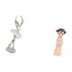 thumbnail image 5 of Figura de resina de una bailarina moderna, escultura artística, adorno de escritorio creativo, miniatura tradicional china antigua para dormitorio, of, 5 of 8