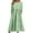 Olive Green, variant on Summer Dresses for Women 2025, Women’s Fashion Printed Short Sleeve Round-neck Long Dress(Blue,S)