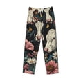 thumbnail image 5 of Balery Vintage Sunflower Cow print Men's Pajama Pants,Ultra Lightweight Pjs,Lounge Pant-Medium, 5 of 9