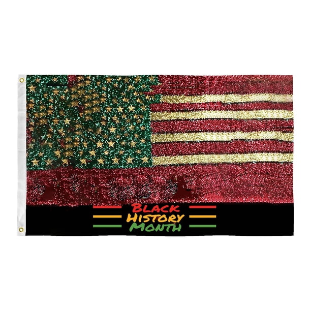 Bandera de mes de 3 x 5 pies, resistente al color y a la decoloración, con encabezado de lona y doble costura.