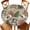 Light Beige, variant on Round Fitted Tablecloths with Elastic Edge Retro Ginger-cake People on Wood Waterproof Table Cover for Kitchen Dining Party Decor,55" - 60"