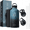 Blue Starry Sky, variant on Buzio 40 oz Insulated with Straw & Brush Vaccum Stainless Steel Metal 3 Lids Water Flask for Sports, Gym or Office Keep Cold 48H Hot 24H,Magic Black