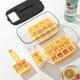 thumbnail image 5 of Mini bandeja de hielo para frigorífico, con cubitera, molde de silicona para hielo de 3 piezas, con recipiente de almacenamiento y pala para hielo., 5 of 6