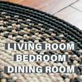 thumbnail image 5 of Homespice Black Mist Indoor/Outdoor Braided Rug 4' x 6' Oval - Multicolor, 5 of 9
