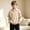 Beige, variant on Cethrio Boys Collared Sweatshirts, Zipper Pullover Waffle Knit Long Sleeve Fall Tops Beige Size 6