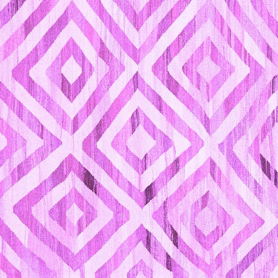 Ahgly Company Indoor Square Southwestern Purple Country Area Rugs, 5' Square