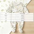 thumbnail image 5 of 0-3 Months Newborn Baby Fleece Footed Romper Long Sleeve Sleeper Infant Fall Winter Warm Sleep & Play Outfit One-Piece Footed Romper Newborn Gift, 5 of 9