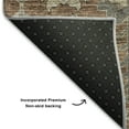thumbnail image 3 of Addison Rugs Mayfield Washable Traditional Oriental Paprika Rectangle Rug, 3' x 5', 3 of 6