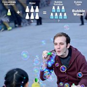 HOMILY Bubble Solution Refill 32 oz (up to 2.5 Gallon) Concentrated Bubbles Refill Solution for Bubble Machine