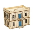 thumbnail image 3 of Kits de modelos de arquitectura a escala 1:72, rompecabezas de madera 3D, modelo de casa de madera para adolescentes 2 pisos, 3 of 9