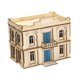 thumbnail image 3 of Kits de arquitectura de madera a escala 1/72, modelo de casa, rompecabezas 3D, manualidades para ensamblar en madera 2 pisos, 3 of 9