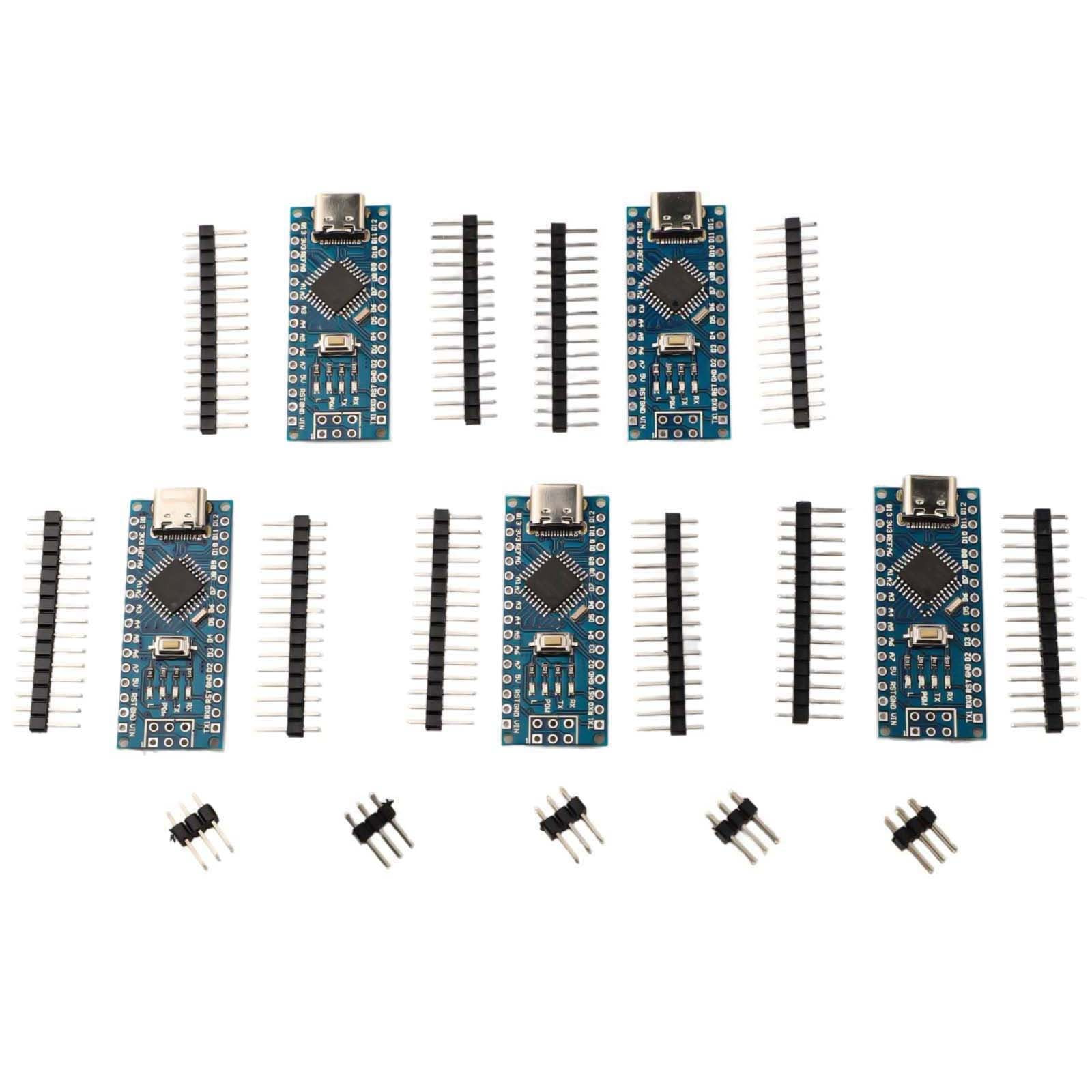 For Arduino Development Boards 5PCS For Nano Type C Module with Power Options