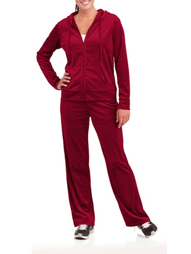 walmart womens velour tracksuit