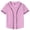 Pink, variant on Boys and Girls Baseball Jersey Boys Short Sleeve Button T-Shirts Fashion Hip Hop Casual Sports Solid Color Shirt