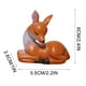 thumbnail image 3 of Bonita pareja de ciervos, figura decorativa de ciervo sika para escritorio de coche, estante de pared, decoración para dormitorio, oficina, base de madera, ideal para dormitorio., 3 of 9