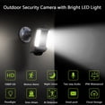 thumbnail image 2 of Cámara de seguridad con foco para exteriores, cámaras IP WiFi de 2MP con luz puntual, visi MABOTO cámara de seguridad, 2 of 7
