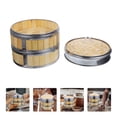 thumbnail image 2 of juego de vaporera de bambú multicapa para bollos, vaporera de alimentos cubierta para cocina, práctica cesta vaporera, 2 of 8