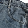 thumbnail image 6 of Jerdar Men's Summer Fashion Solid Color Zipper Front Open Pocket Workwear Denim Straight Leg Shorts, 6 of 9
