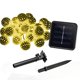 thumbnail image 3 of Strand Lights 10 Led Lámpara De Patio Con Energía Solar Linterna Plateada Decoración De Fiesta Suministros De Vacaciones Accesorio De Jardín Para Interiores Y Exteriores Sweethay HA017485-00, 3 of 6