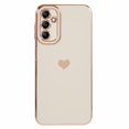 thumbnail image 1 of Para Samsung Galaxy A14 5G/ A14 4G TPU Funda 6D Galvanoplastia Love Heart Funda delgada para teléfono, 1 of 5