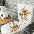 thumbnail image 6 of 2-Pack Elegant Flower Toilet Stickers For Bathroom Decoration, Decorative Toilet Lid Decals With Waterproof And Self-Adhesive Design, Easy To Apply And Remove Without Residue,, 6 of 8