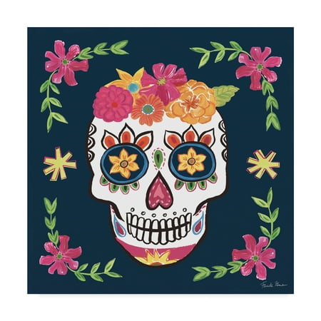 Dead 2 Art - Trademark Fine Art 'Day of the Dead II' Canvas Art by Farida Zaman