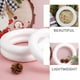 thumbnail image 4 of BRIGHTFUFU 6 piezas de corona de espuma con forma de círculos redondos de espuma, anillos de corona de poliestireno blanco para manualidades, decoraciones de boda, decoración navideña y navideña, 4 of 8
