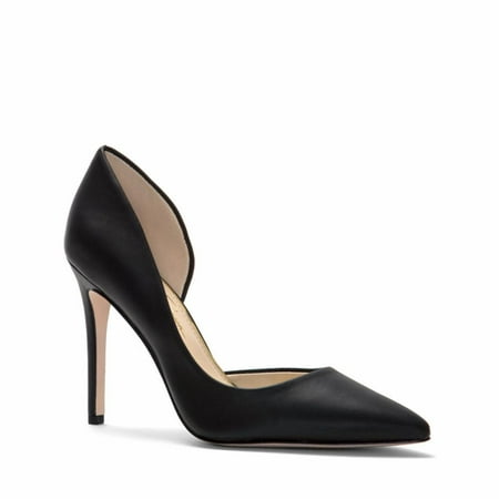 Jessica Simpson Women's Paryn d'Orsay Pointed Toe Snakeskin Pump Shoe Black (12, BLACK)