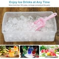 thumbnail image 5 of Ice Cube Trays with Lid and Bucket Bin for Freezer, Easy 55 Mini Nugget Ice Molds 2 Pack with Spill-Resistant Cover, Container, Scoop. for Iced Coffee, Cocktail, Ice Bucket, BPA Free, 5 of 5