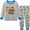Gray Excavator, variant on WIBACKER Toddler and Little Boys 2-Piece Cotton Pajamas Long Sleeve Fall Winter PJ Set Kid Excavator Sleepwear