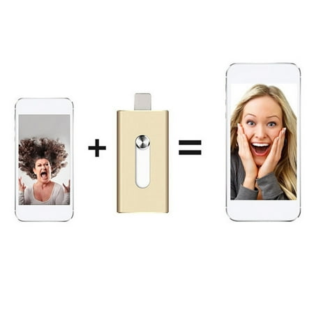 

Suitable For USB Flash Drive Android High Speed Computer Metal Three In One USB Flash Drive Gi Ft