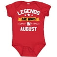 thumbnail image 3 of Inktastic Legends Are Born in August Boys or Girls Baby Bodysuit, 3 of 5