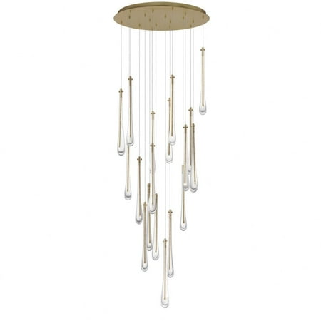 Et2 E24219-118 Stillo 18 Light 26  Wide Led Suspension Multi Light Pendant - Gold