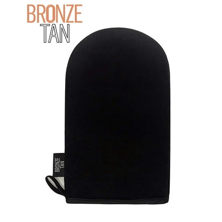 Bronze Tan Velvet Self-Tanning Applicator Mitt For An Even Streak-Free Sunless Tan Protects Hands From Stains When Applying Tanning Lotion- Washable And Reusable-
