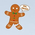 thumbnail image 2 of CafePress - Oh Snap Gingerbread Man Long Sleeve Infant T Shirt - Long Sleeve Infant T-Shirt, 2 of 2