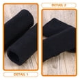thumbnail image 3 of WEUVEB 2 Pares De Muñequeras Deportivas Negras Transpirables Protectoras Y Elásticas Para Ejercicio, 3 of 8