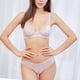 thumbnail image 2 of Lace Bra Panty, Washable Bra Panty Set Breathable Soft Elegant For Home Travel For Daily Life, 2 of 6