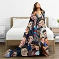 thumbnail image 4 of Noah Schnapp Collage Blanket Soft Warm Fleece Blanket for Sofa Office Car Camping Yoga Travel Throw Blankets 60"X50", 4 of 6