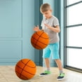 thumbnail image 5 of 2025 Upgrade Silent Basketball, Dribble Dream Silent Basketball, Silent Basketball Dribbling Indoor, Foam Basketball Indoor Training Quiet Ball Gift for Youth(18cm,Green), 5 of 9