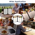 thumbnail image 5 of WeChef 5 pack 8.5"x11" Restaurant Menu Book Covers 2 View PU Leather w/ Angled Corner Wine List Bar Hotel, 5 of 8