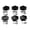 Black, variant on Premium 6 Pcs Guitar Tuning Peg Buttons Metal Stable Universal Tuner Machine Head Replacement Knobs for Acoustic Electric Guitars with Mounting Screws and Washers Included - Classic Black Finish