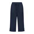 thumbnail image 7 of Liyamei Girls Beach Casual Pants with Solid Color Capri Style for Summer Comfort Size 5-14 Years, 7 of 7