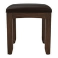 thumbnail image 3 of OSP Home Furnishings Modern Mission Bench for Vanity in Vintage Oak K/D, 3 of 7