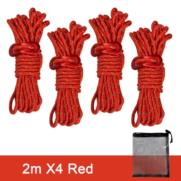 Fête du Canada Kcavykas Fall Savigs,Home Decor,Outdoor Camping Tent Rope 4mm Thick Reflective Rope Draw Rope 2 Meters Wind Rope