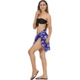 thumbnail image 3 of HAPPY BAY Women's Bikini Wraps Beach Wrap Sarong Swimwear Cover up Skirt Bathing suit Swimsuit Pareo for Women One Size Lapis, Fish, 3 of 4
