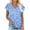 Blue womens tops summer, variant on USSUMA Plus Womens Tops Dressy Casual Women's Tops Petal Short Sleeve Summer T Shirts Loose Fit V Neck Casual Basic Tee Shirts Floral Print Tank Tops