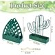 thumbnail image 2 of piezas (verde) Soporte de espiral para mosquitos de metal Quemador en espiral creativo para mosquitos Soporte para incienso en espiral antimosquitos Hojas de cactus para el hogar, oficina, hotel, cent, 2 of 5